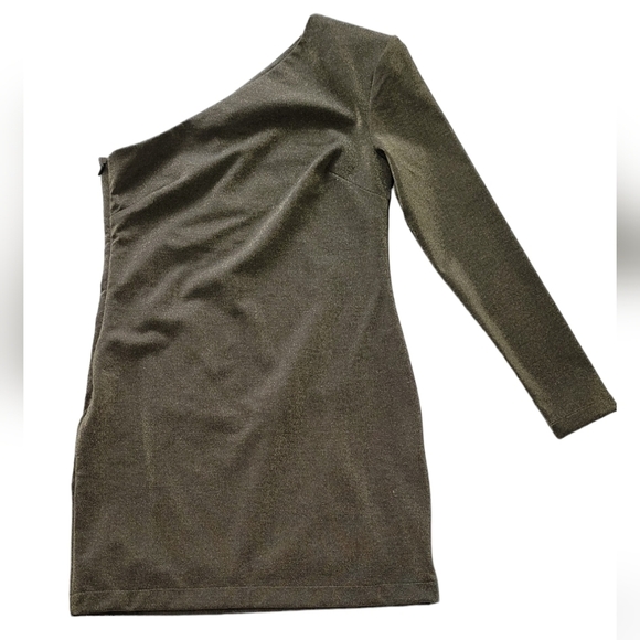 All Saints NWT Dari Sparkle One-Shoulder Minidress - Picture 7 of 12